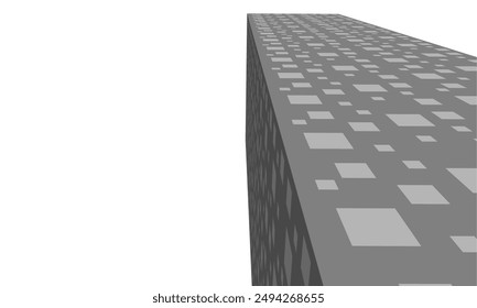 City architecture concept 3d illustration
