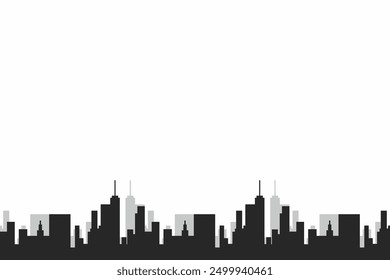 ciudad, arquitectura, silueta, ilustración, horizonte, negro, paisaje urbano, urbano, torre, Vector, edificio, centro de la ciudad, blanco, fondo, diseño, rascacielos, panorama, gráfico, ciudad, moderno, paisaje, ho