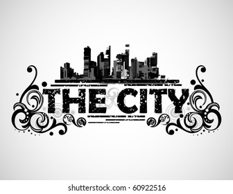 The City background