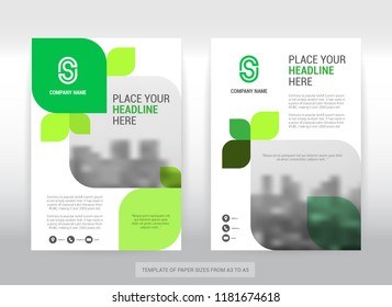 City Background Business Cover Design Template