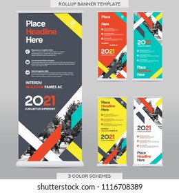 City Background Business Roll Up Design Template.Flag Banner Design. Can be adapt to Brochure, Annual Report, Magazine,Poster, Corporate Presentation,Flyer, Website