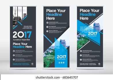 City Background Business Roll Up Design Template Set.Flag Banner Design. Can be adapt to Brochure, Annual Report, Magazine,Poster, Corporate Presentation,Flyer, Website