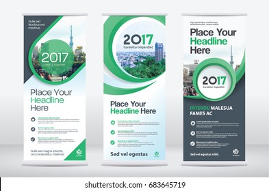 City Background Business Roll Up Design Template Set.Flag Banner Design. Can be adapt to Brochure, Annual Report, Magazine,Poster, Corporate Presentation,Flyer, Website