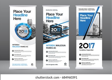 City Background Business Roll Up Design Template Set.Flag Banner Design. Can be adapt to Brochure, Annual Report, Magazine,Poster, Corporate Presentation,Flyer, Website