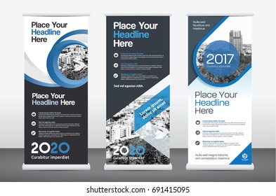 City Background Business Roll Up Design Template Set. Flag Banner Design. Can be adapt to Brochure, Annual Report, Magazine,Poster, Corporate Presentation,Flyer, Website