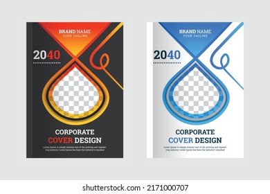 City background creative corporate book cover design template in a4 or can be used to annual report, magazine, flyer, poster, banner, portfolio, company profile, website, brochure cover design
