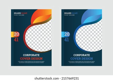 Stadtbild Moderner Corporate-Business-Buchcover-Design 
