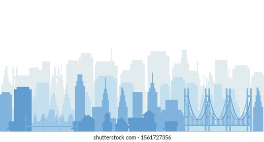 City background. City Panorama. Skyscrapers Skyline vector
