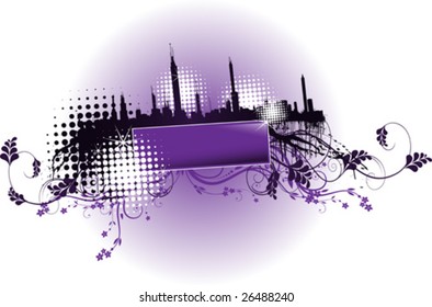 city background for text