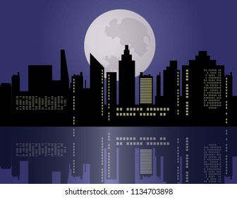 City background vector design