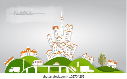 City background "White city" collection