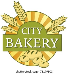 city bakery label