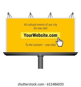City banner, mock up