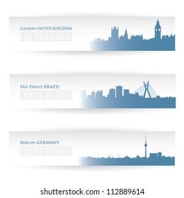 City banners - vector illustration