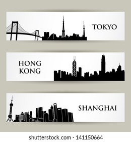 City banners - vector illustration