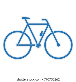 city bike vector