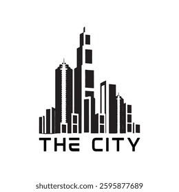 THE CITY black Victor logo 