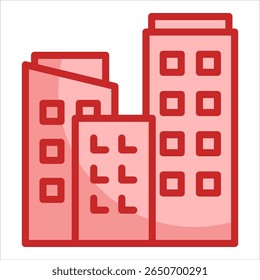 Elemento De Ícone De Bloco De Cidade Para Design