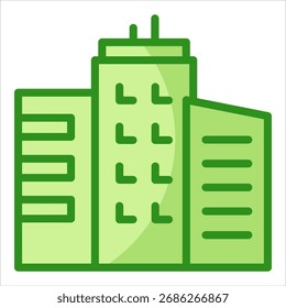 City Block Icon-Element für Design