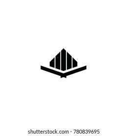city book logo vector