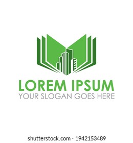 city book vector , architecture logo