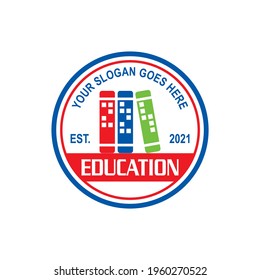 city book vector , education logo 