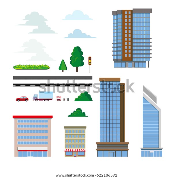 City Builder Stock Vector (Royalty Free) 622186592