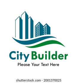 City builder logo template illustration