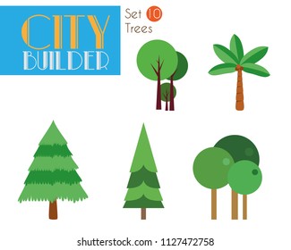 City Builder Set 10: Trees
