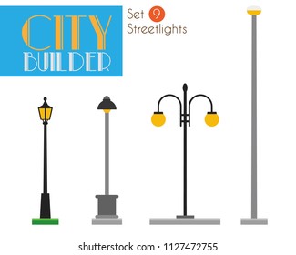 City Builder Set 9: Streetlights