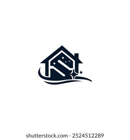 City building cleaning vector logo template design	
