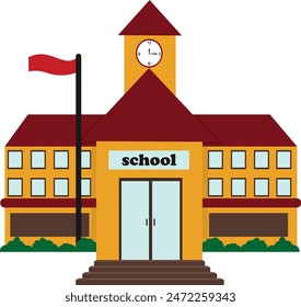 City Building Element. Vector Illustration