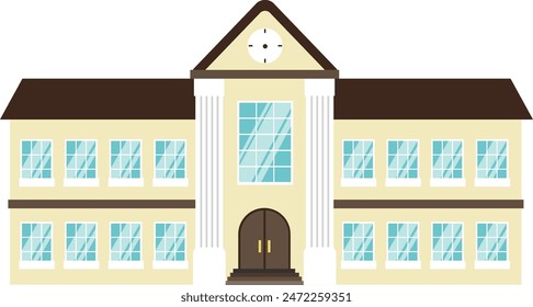 City Building Element. Vector Illustration