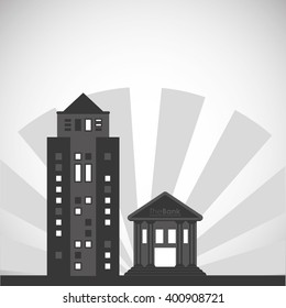 City and Building icon design , vector illustration