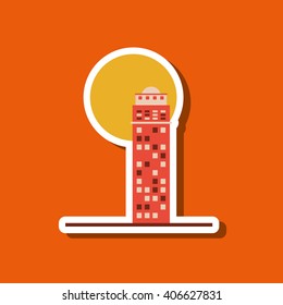 City and Building icon design , vector illustration