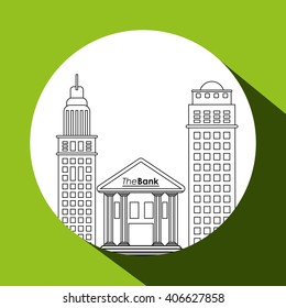 City and Building icon design , vector illustration