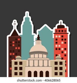 City and Building icon design , vector illustration