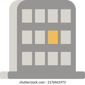 Construcción urbana, ilustración, vector sobre un fondo blanco.
