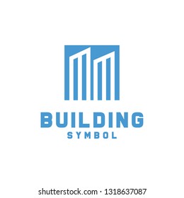 City Building Logo Design Vector Template With minimalist Style Concept. Apartment Logo for Agency, architecture, property, company and business.