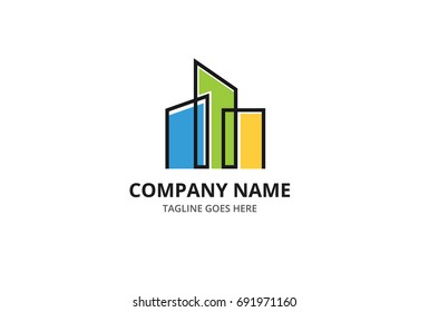 City Building Logo Template Design