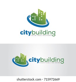 City Building Logo Template Design Vector, Emblem, Design Concept, Creative Symbol, Icon