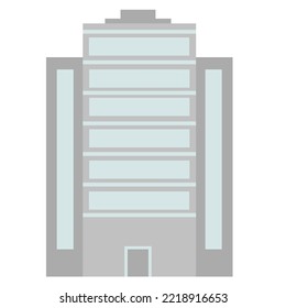City building modern design icon