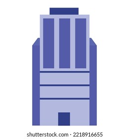 City building modern design icon