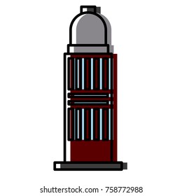 City building tower icon vector illustration graphic design