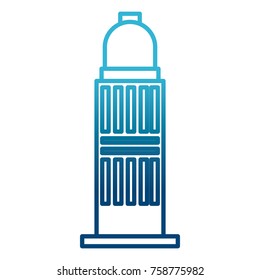 City building tower icon vector illustration graphic design