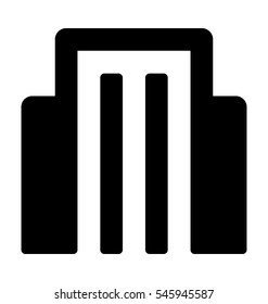 City Building Vector Icon