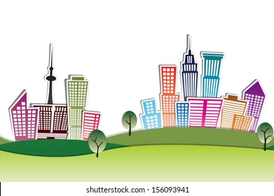 City buildings