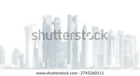 City buildings abstract background. Smart city, urban concept, real estate, organization office, future cityscape, skyline panorama, skyscraper architecture, building construction tech concept. Eps10