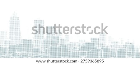 City buildings abstract background. Smart city, urban concept, real estate, organization office, future cityscape, skyline panorama, skyscraper architecture, building construction tech concept.