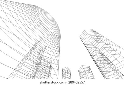 City buildings. Architecture background